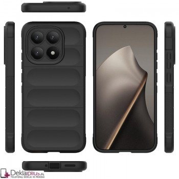 Magic Shield guminis dėklas - juodas (Xiaomi 15T)